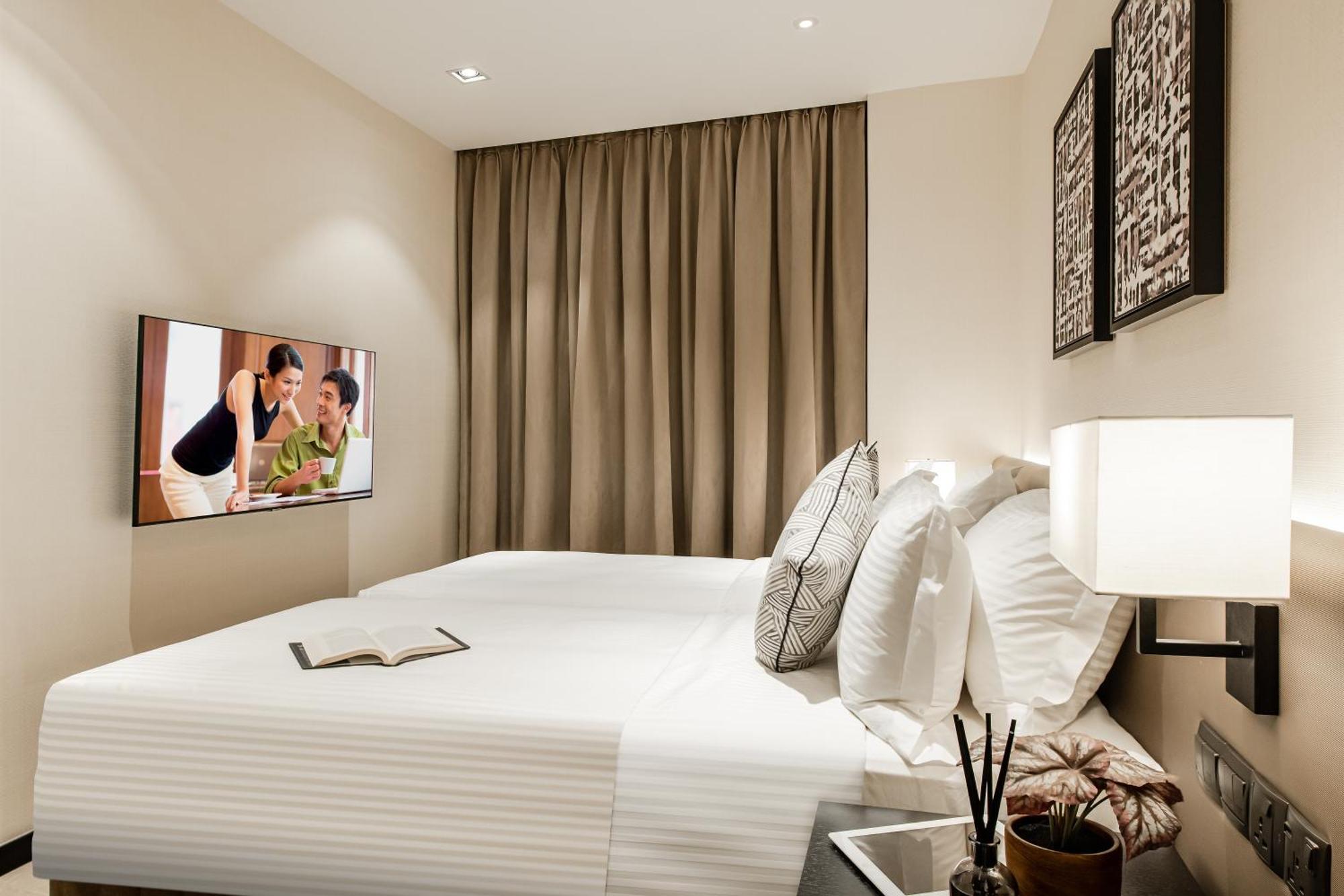 Ascott Star Klcc Kuala Lumpur Exterior foto A bedroom at the hotel