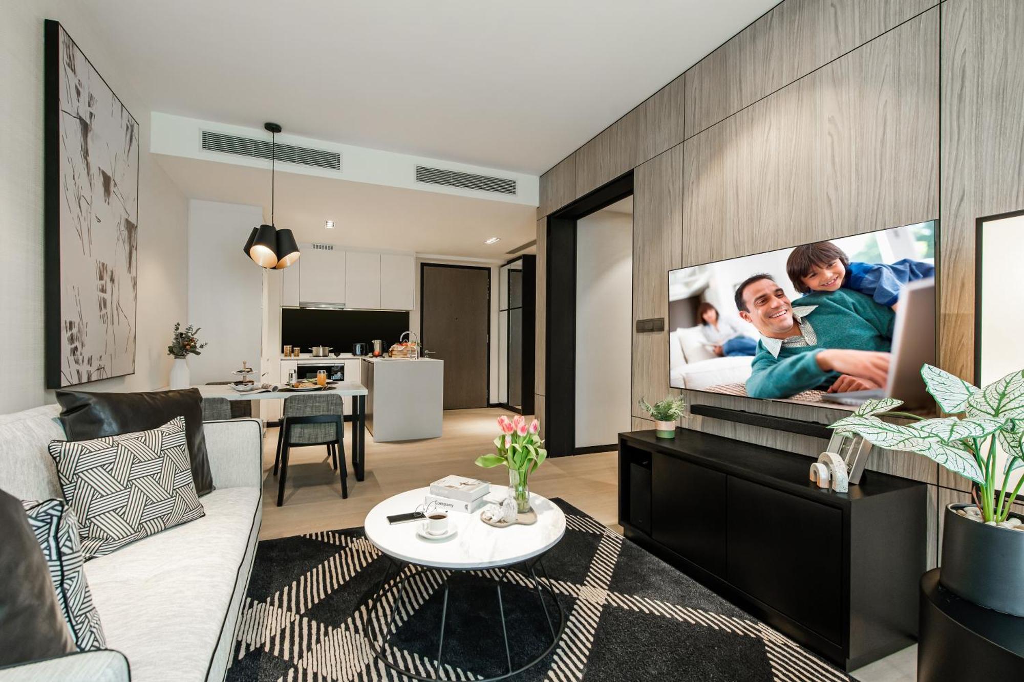 Ascott Star Klcc Kuala Lumpur Exterior foto A 3D rendering of a typical 1-bedroom unit