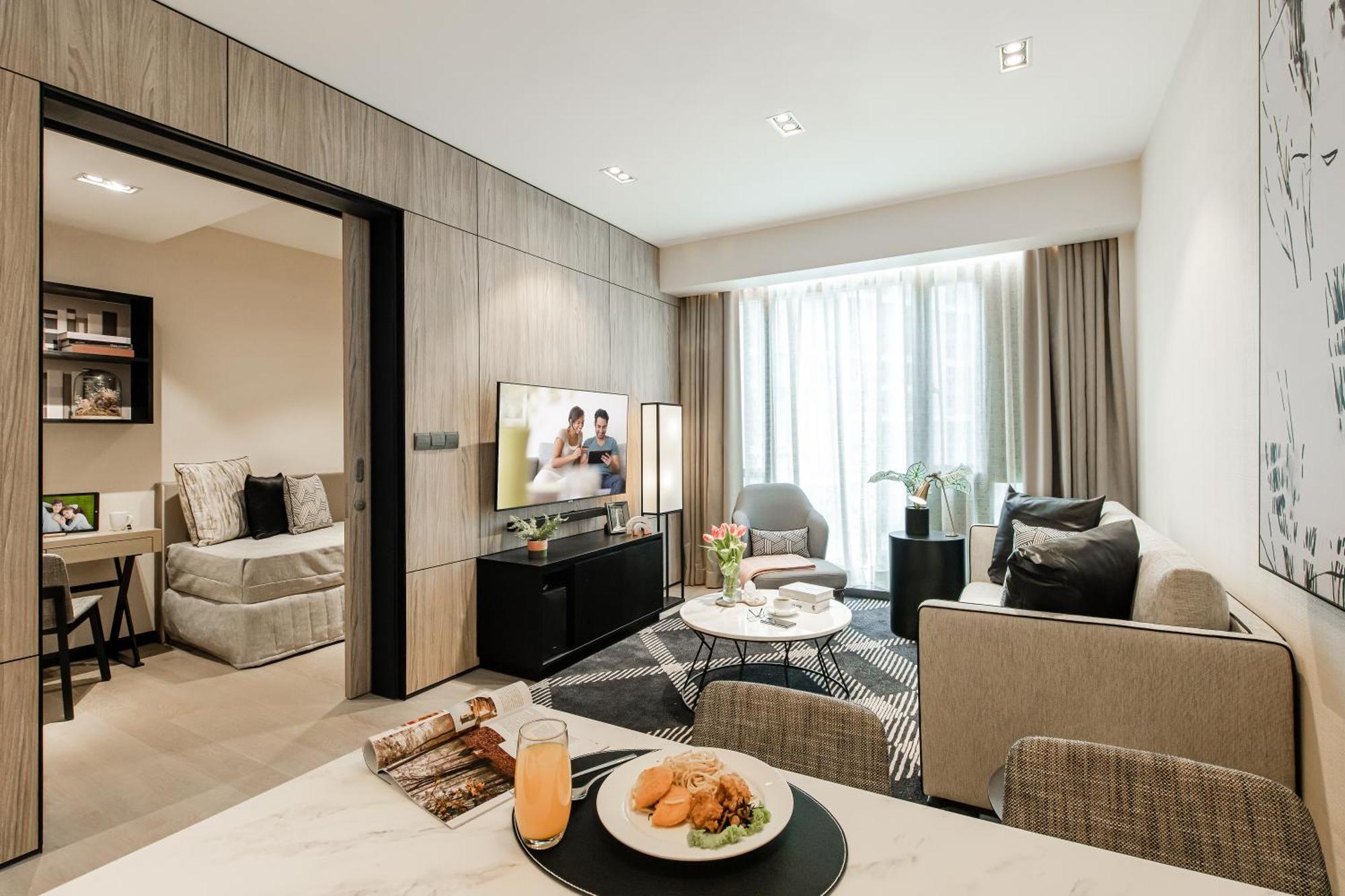 Ascott Star Klcc Kuala Lumpur Exterior foto A typical apartment at The Ritz-Carlton, Century City